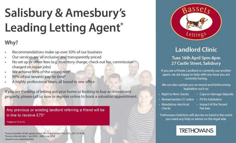 Landlord Clinic – Tuesday 16th April