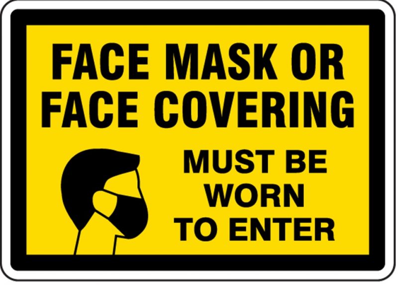 New Guidelines 24th July 2020 – Face Coverings